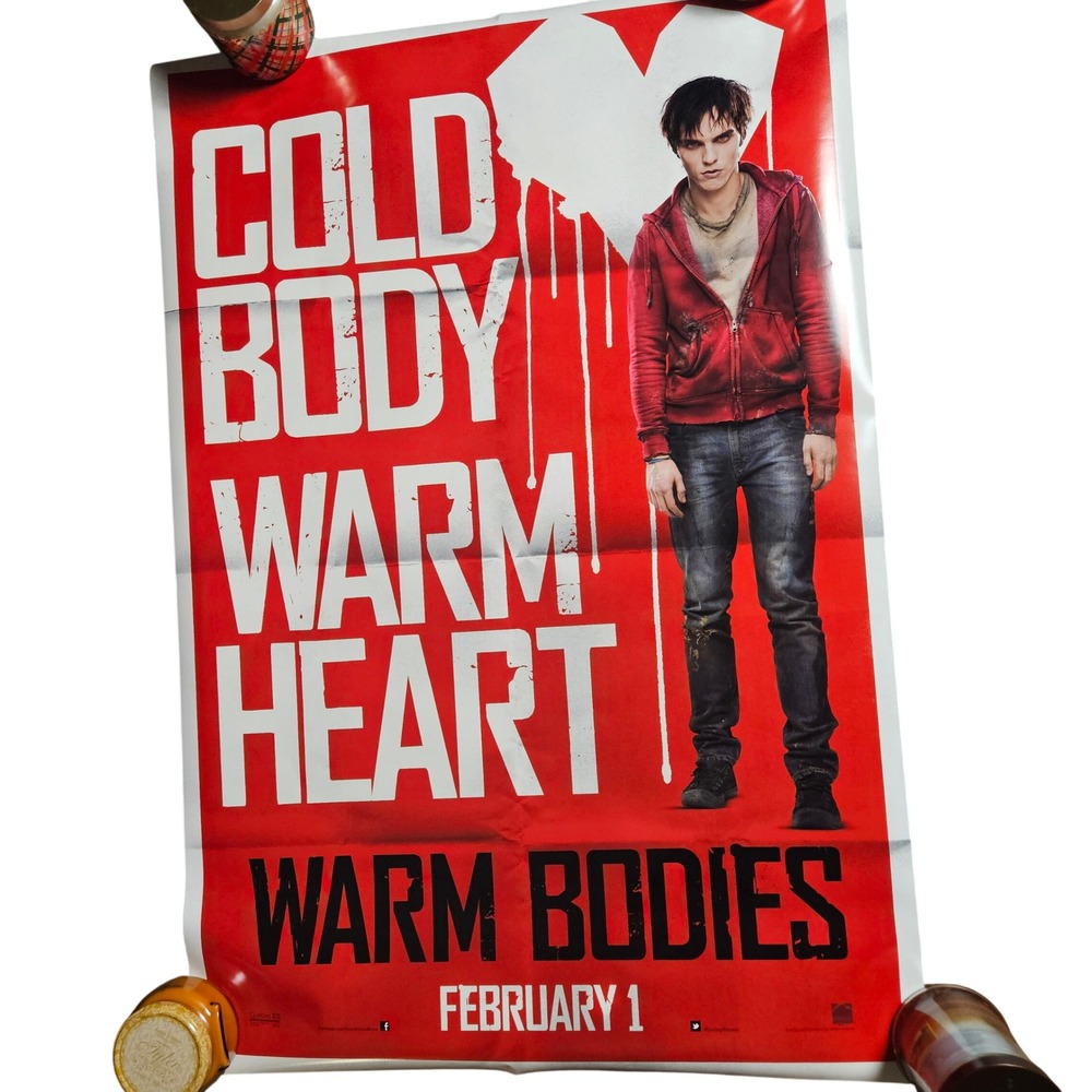 Warm Bodies 2013 Original Advance Movie Poster 27x40 Nicholas Hoult D/S